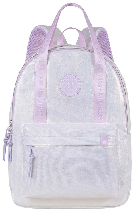 Kstationery Glow Up Silver Mayfair Backpack 43cm