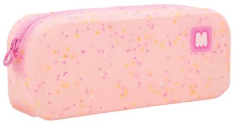 DKT Glitter Silicone Pink Pencil Case