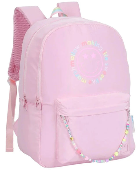 DKT Marshmallow Happy Pink 2 Compartments Backpack 43cm