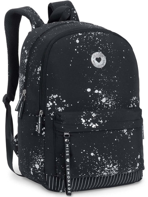 DKT Black Ink 2 Compartments Backpack 43cm