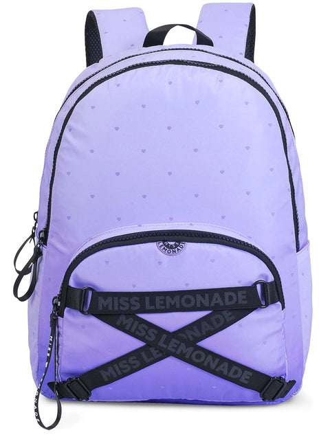 DKT Miss Lemonade Drip Purple 2 Compartments Backpack 43cm