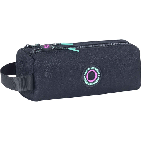 Marshmallow Nighty Black 2 Parts Pencil Case 22cm