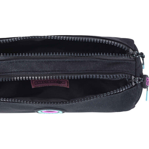 Marshmallow Nighty Black 2 Parts Pencil Case 22cm