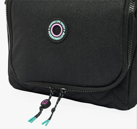 Marshmallow Nighty Black Lunch Bag 24cm