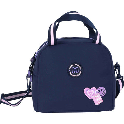 Marshmallow Glimmed 2 Parts Backpack 44cm School Set