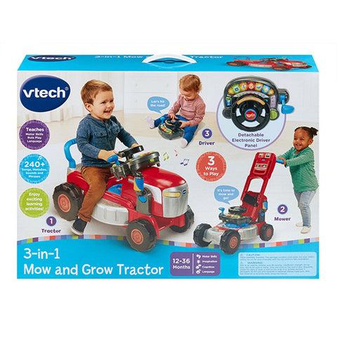 VTech 3-in-1 Mow and Grow Tractor