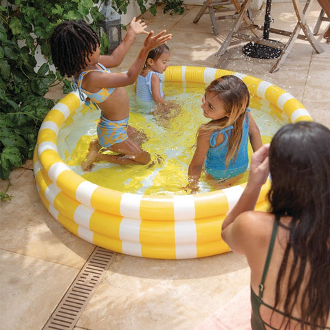 Zesty Lemon Inflatable Kiddie Pool, 147x33cm