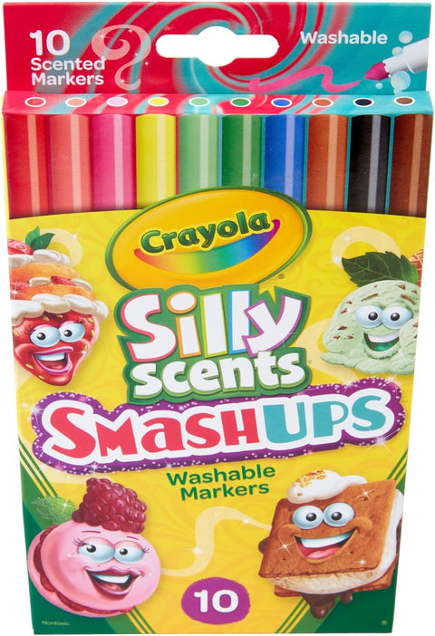 Crayola Silly Scents Smashups 10 Washable Markers