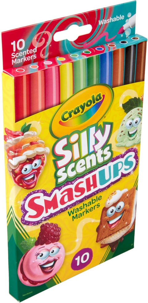 Crayola Silly Scents Smashups 10 Washable Markers
