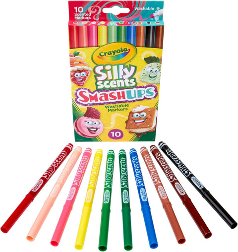 Crayola Silly Scents Smashups 10 Washable Markers