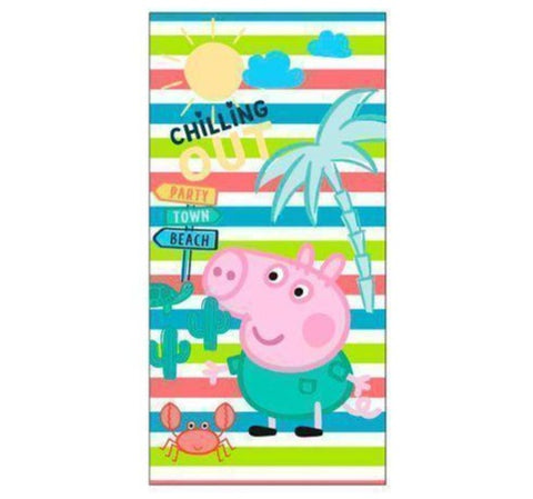 Peppea Pig George Beach Towel 140x70cm