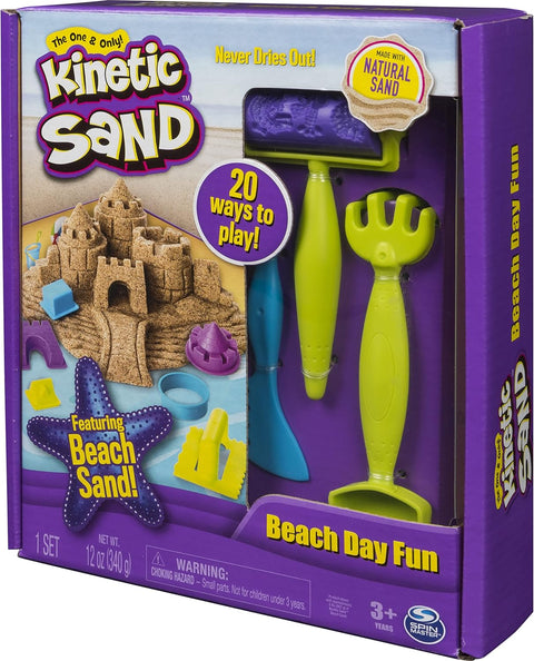 Kinetic Sand Beach Day Fun Set 12oz