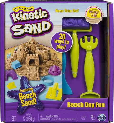 Kinetic Sand Beach Day Fun Set 12oz