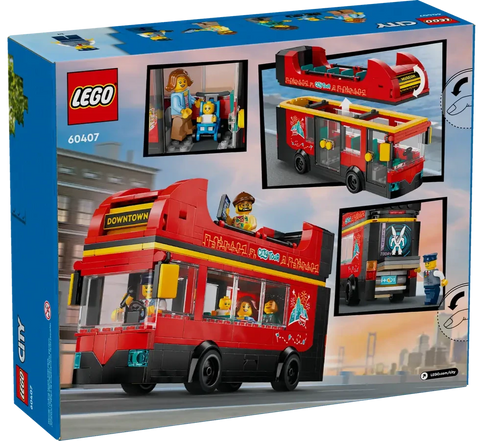 LEGO - City Red Double-Decker Sightseeing Bus 384 Pieces