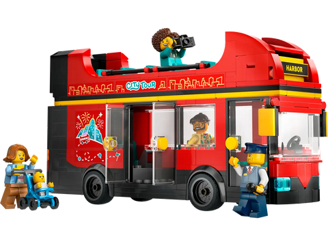 LEGO - City Red Double-Decker Sightseeing Bus 384 Pieces