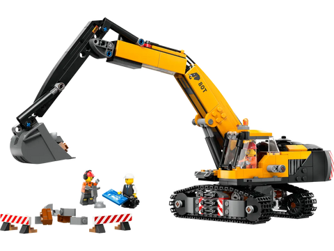 LEGO - City Yellow Construction Excavator 633 Pieces