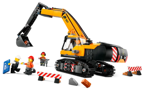 LEGO - City Yellow Construction Excavator 633 Pieces