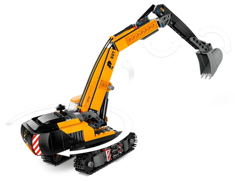 LEGO - City Yellow Construction Excavator 633 Pieces