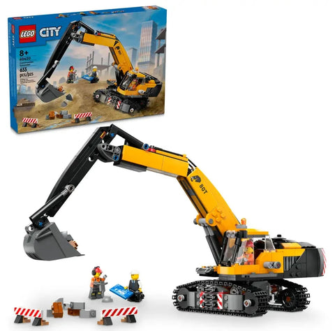 LEGO - City Yellow Construction Excavator 633 Pieces