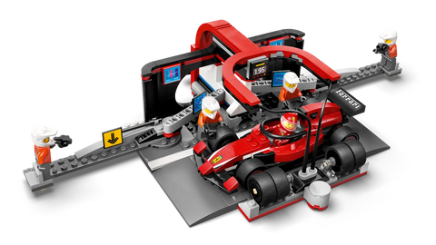 LEGO - City F1 Pit Stop & Pit Crew with Ferrari Car 60443 322 Pieces