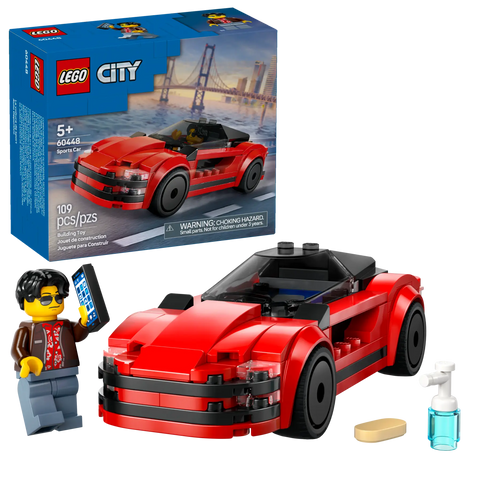 LEGO - City Red Sports Car 60448 109 Pieces