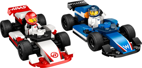 LEGO - F1 Williams Racing & Haas F1 Race Cars 60464 92 Pieces