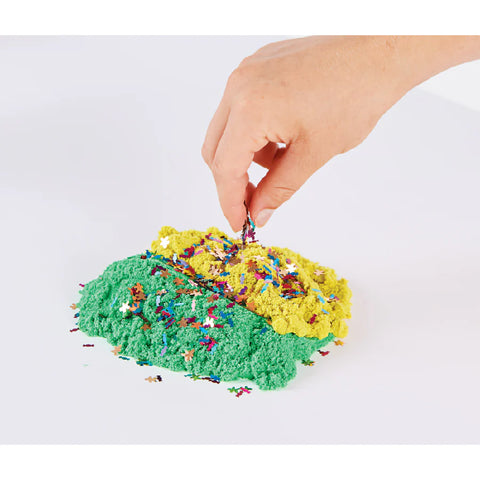 Kinetic Sand Sparkly Flowfetti Sand Tube