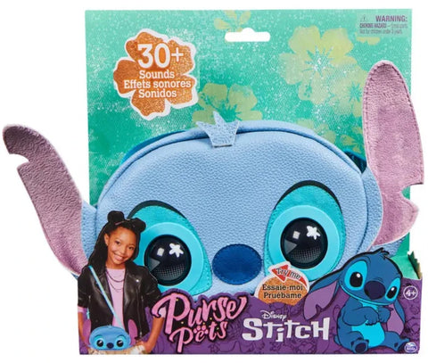 Purse Pets, Disney Stitch Interactive Pet Toy and Shoulder Bag