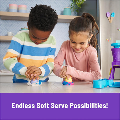 Kinetic Sand Soft Serve Station 14oz of Play Sand