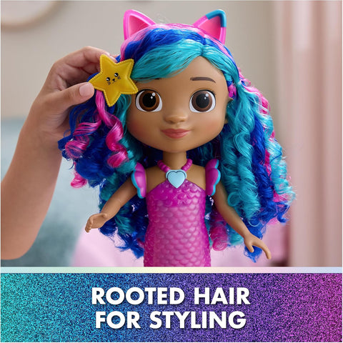 Gabby's Dollhouse The Movie Sing & Shine Mermaid Doll