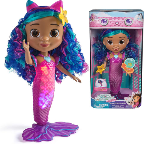 Gabby's Dollhouse The Movie Sing & Shine Mermaid Doll