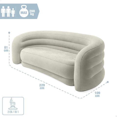 Intex Curved Sofa 229x109x81cm
