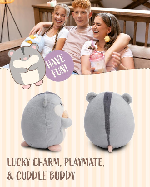 Nici Soft Toy Mymochi Hamster Shai 27cm With Cookie