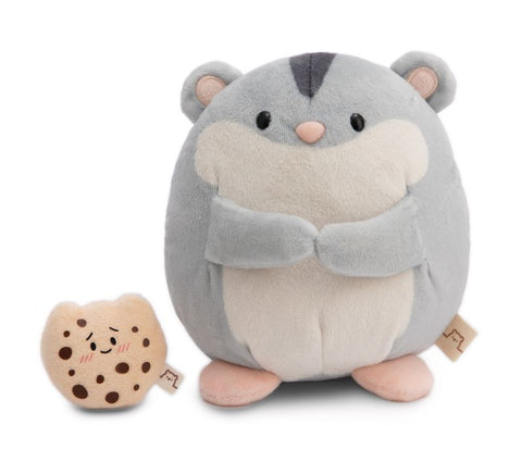 Nici Soft Toy Mymochi Hamster Shai 27cm With Cookie