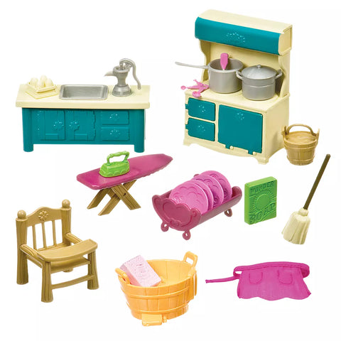 Li'l Woodzeez Kitchenette & Housekeeping Set