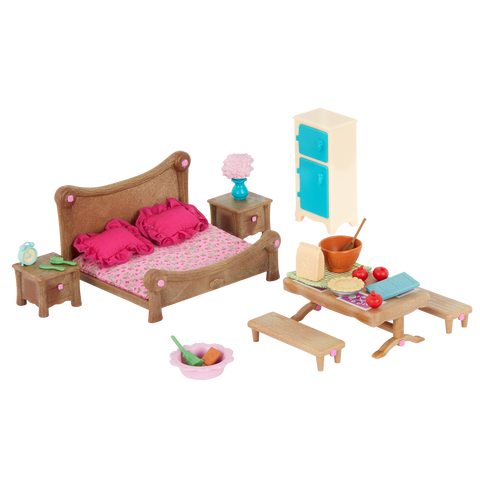 Li'l Woodzeez Master Bedroom & Dining Set