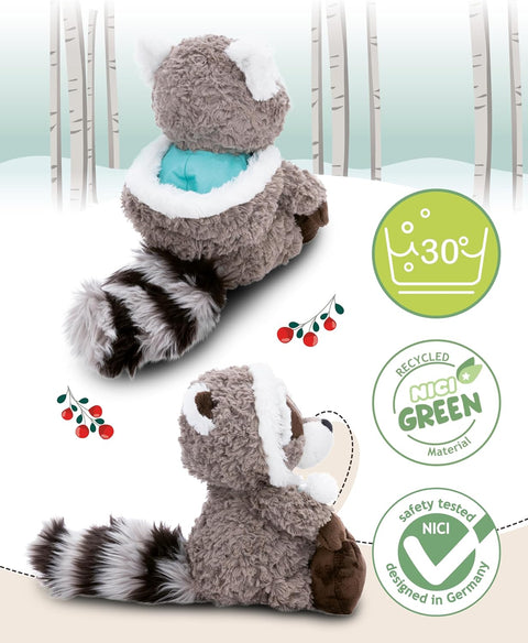 Nici Soft Toy Raccoon Lenno With Hood 27cm