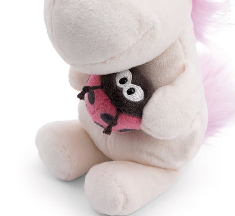 Nici Soft Toy Unicorn Theodor with Ladybird 25cm