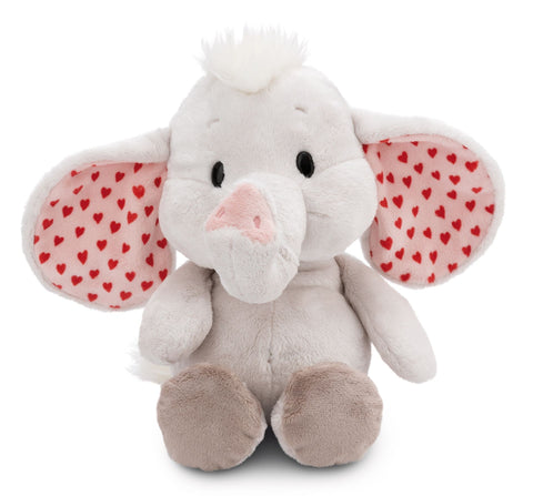 Nici Soft Toy Love Elephant Light Grey 32cm
