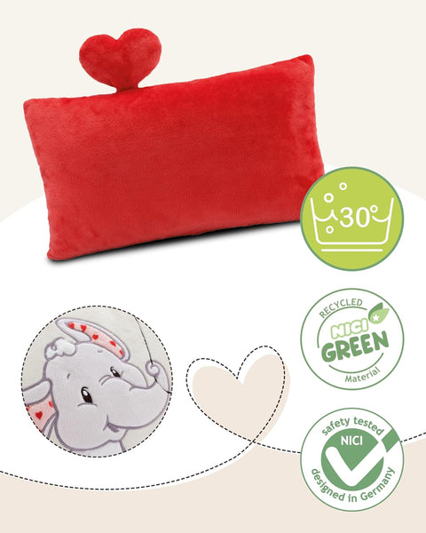 Nici Rectangular Cushion Love Elephant 43cm