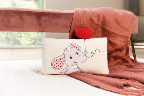 Nici Rectangular Cushion Love Elephant 43cm