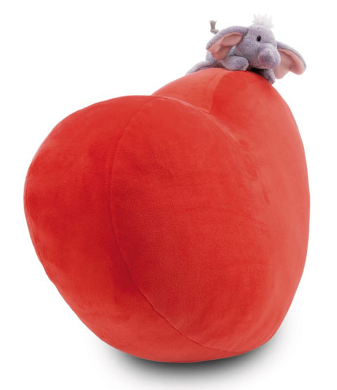 Nici Heart-shaped Cushion Love Elephant 42cm