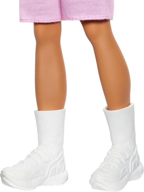 Barbie Fashionistas Ken Doll #241 in Red Striped Top And Pink Shorts With White Sneakers, Blonde HYV01