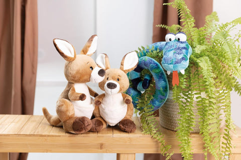 Nici Standing Soft Toy Kangaroo Kelly 35cm