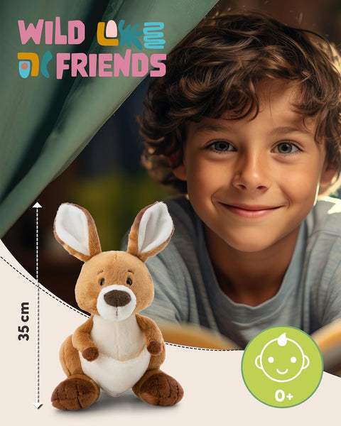 Nici Standing Soft Toy Kangaroo Kelly 35cm