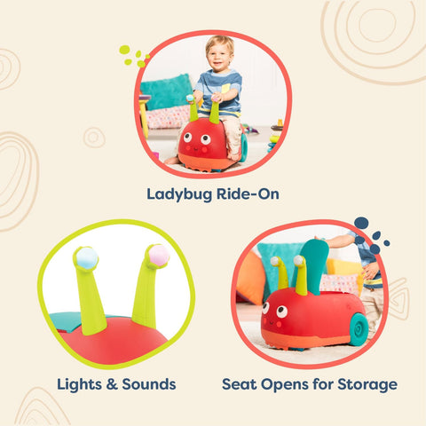 B. Ladybuggy, Ladybug Ride-On