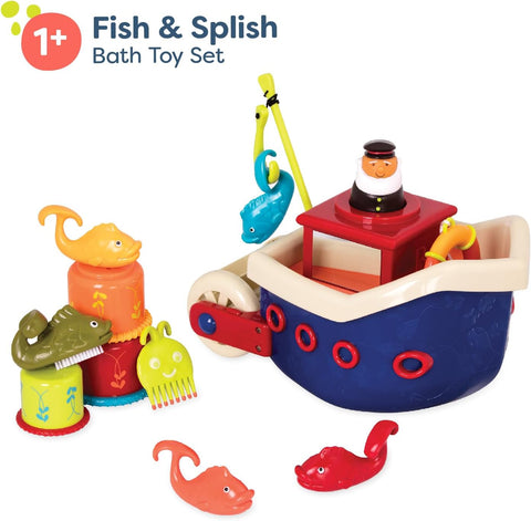 B. Fish & Splish, Bath Toy Set