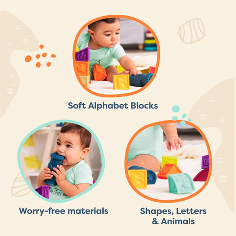 B. Elemenosqueeze Baby's First Building Blocks