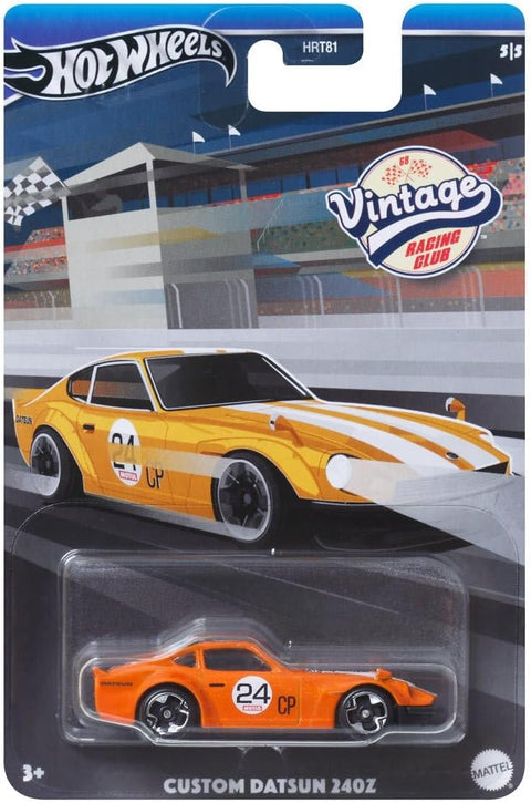 Hot Wheels 1:64 Scale Die-Cast Vintage Racing Club Car Assortment