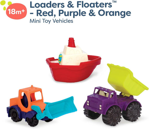 Loaders & Floaters Mini Toy Vehicles